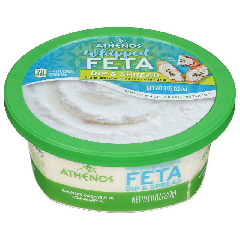 slide 4 of 8, Athenos Whipped Feta Cheese Dip & Spread - 8oz, 8 oz