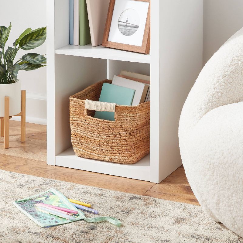 slide 2 of 4, Woven Rectangular Banana Sewing Basket - Brightroom™, 1 ct