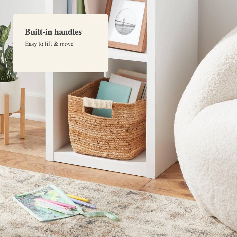 slide 4 of 4, Woven Rectangular Banana Sewing Basket - Brightroom™, 1 ct