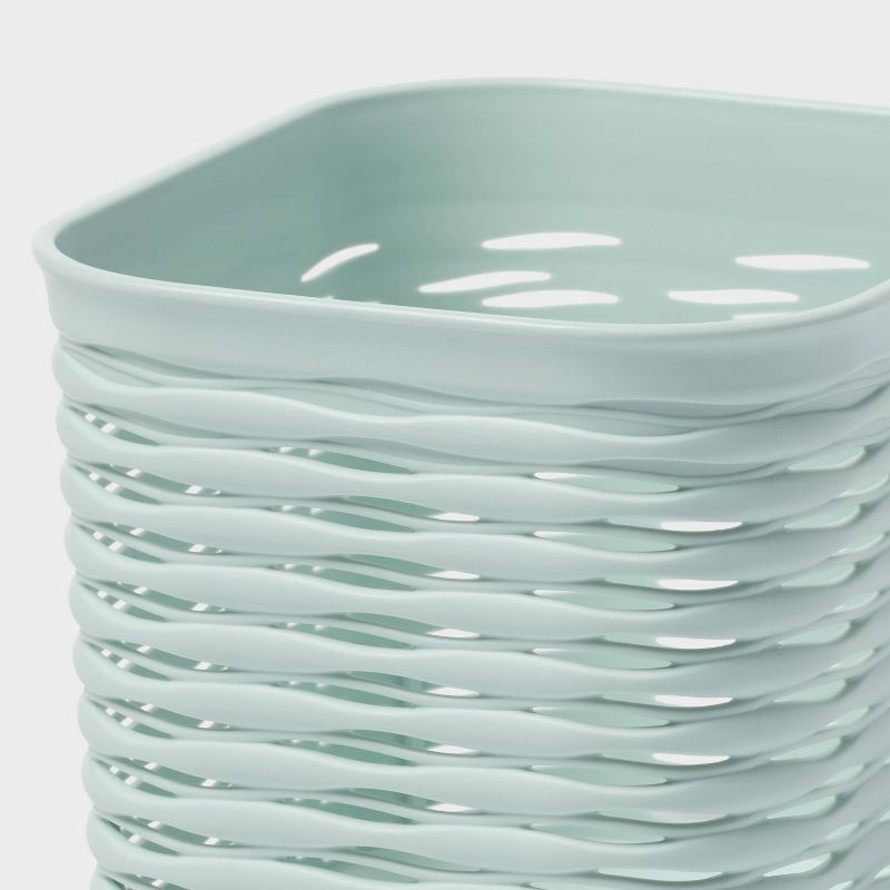 slide 3 of 5, 4pk Wave Mini Decorative Basket Mint Green - Brightroom™, 4 ct