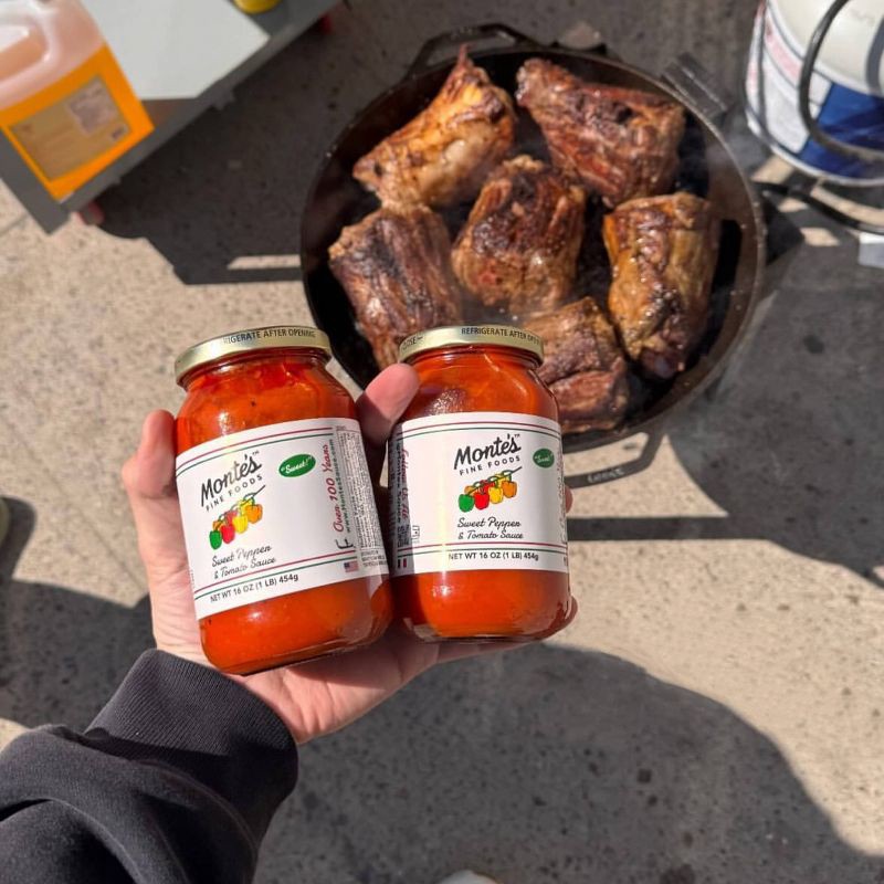 slide 5 of 9, Monte's Sweet Pepper & Tomato Sauce - 24oz, 24 oz