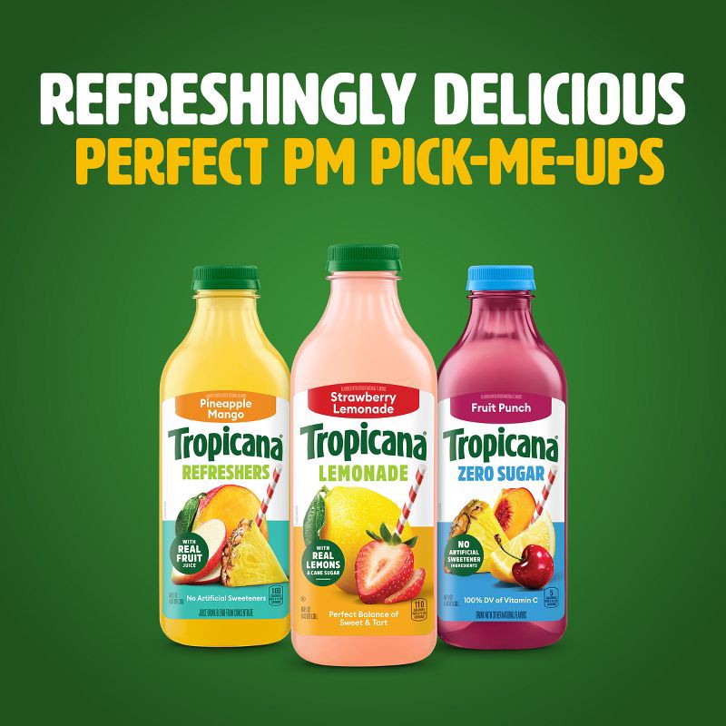 slide 5 of 8, Tropicana Strawberry Lemonade - 46 fl oz, 46 fl oz