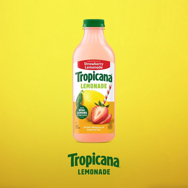 slide 6 of 8, Tropicana Strawberry Lemonade - 46 fl oz, 46 fl oz