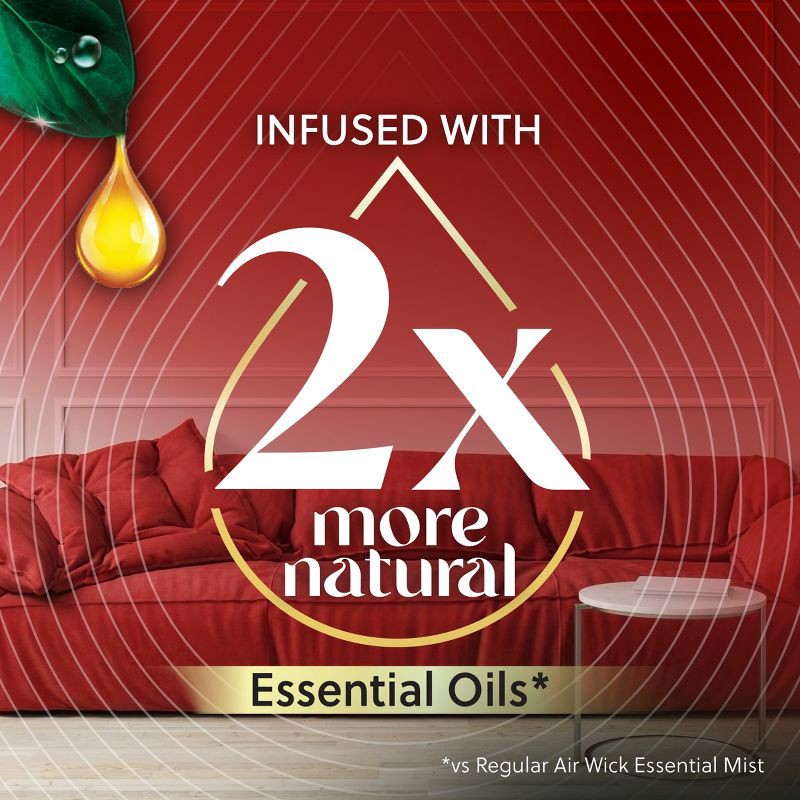 slide 5 of 10, Air Wick 0.67 fl oz Essential Mist - Warm Apple & Cinnamon - 3pk, 3 ct; 0.67 fl oz