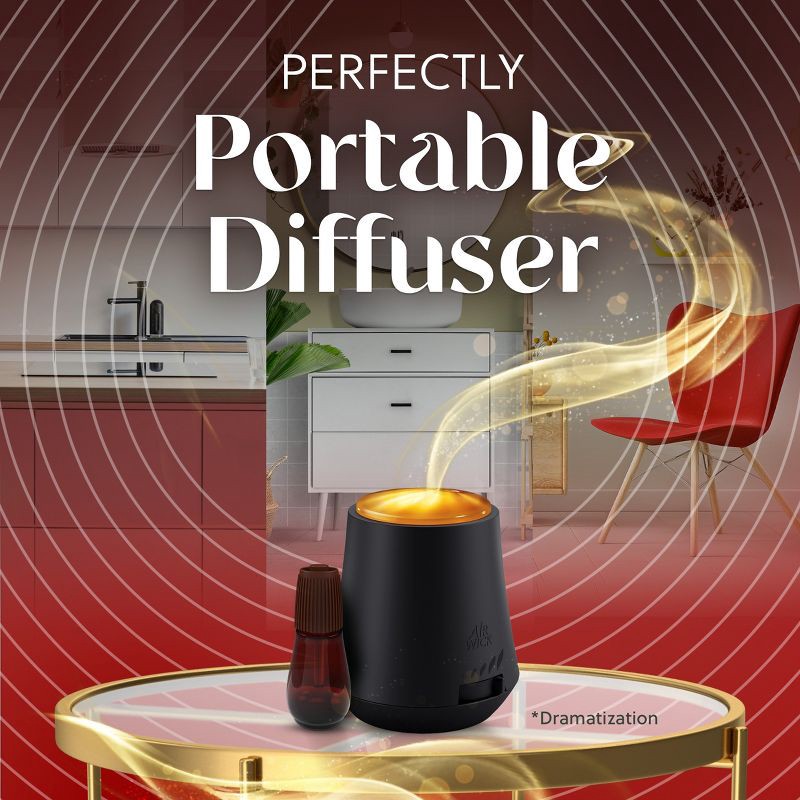 slide 6 of 10, Air Wick 0.67 fl oz Essential Mist - Warm Apple & Cinnamon - 3pk, 3 ct; 0.67 fl oz