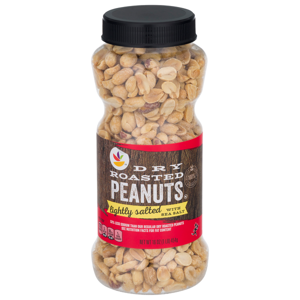 slide 1 of 1, Giant Peanuts Dry Roasted Lightly Salted with Sea Salt, 16 oz