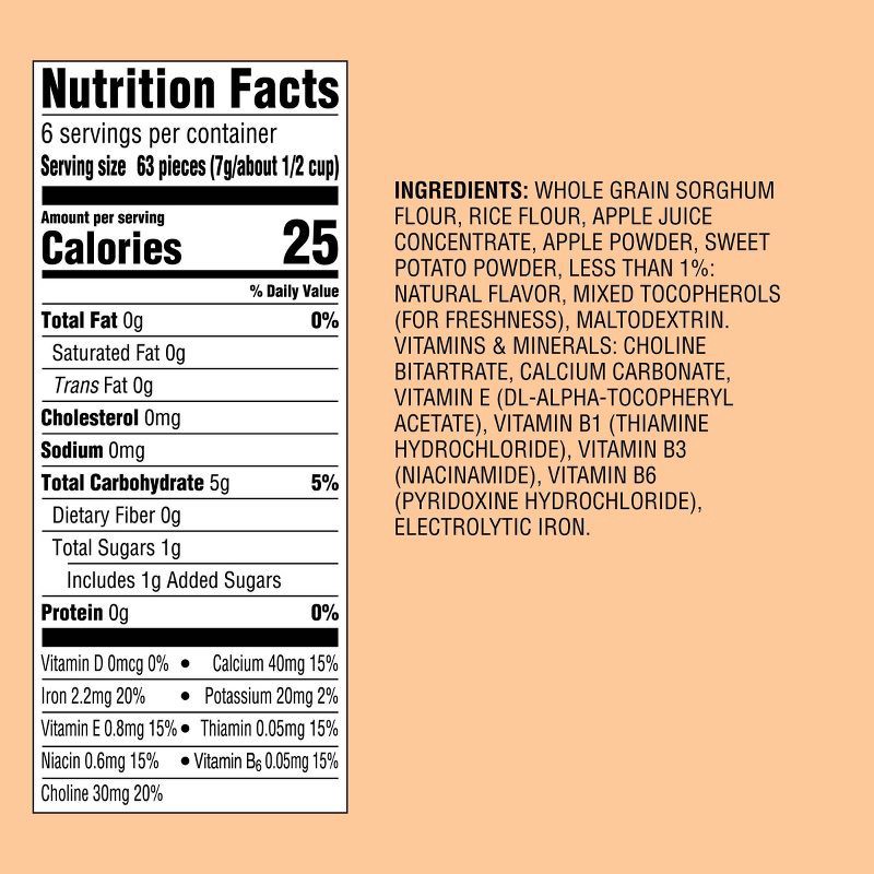 slide 4 of 4, Puffs Apple & Sweet Potato Baby Food - 1.48oz - Good & Gather™, 1.48 oz