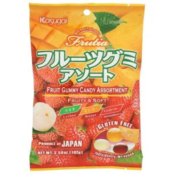 Kasugai Frutia Tropical Mix Gummy Candy - 3.59oz