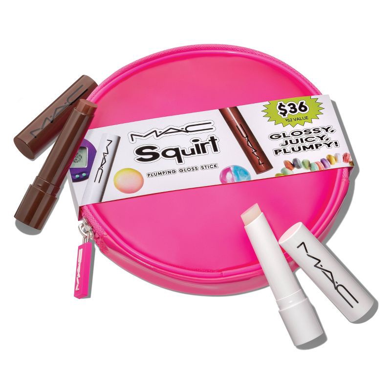 slide 3 of 9, MAC Squirt Lip Balm Duo Kit - Pink - 1.3oz/2pc - Ulta Beauty, 1.3 oz, 2 ct