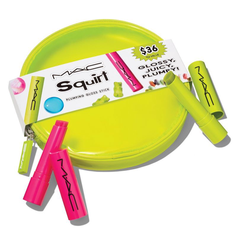 slide 3 of 9, MAC Squirt Lip Balm Duo Kit - Green - 2oz/2pc - Ulta Beauty, 2 ct; 2 oz