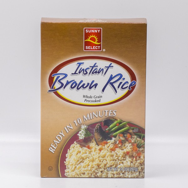 slide 1 of 1, Sunny Select Instant Brown Rice - 14 oz, 14 oz