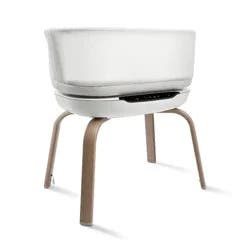Graco SmartSense Soothing Baby Bassinet - Luna: Canopy, Rocking Base, Folds for Easy Transport and Storage