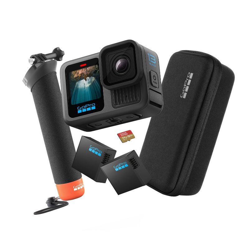 slide 7 of 7, GoPro HERO13 Accessory Bundle: Wi-Fi Digital Camera, USB-C Connection, 5.3K Video, 1 ct