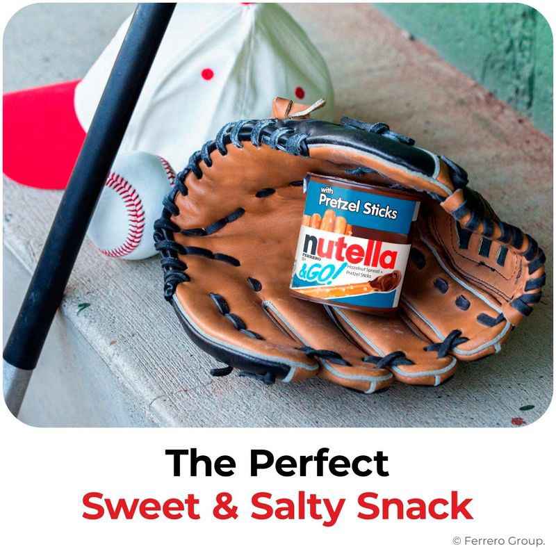 slide 8 of 10, Nutella and Go! Hazelnut Spread with Pretzel Sticks - 19oz/10ct, 10 ct; 19 oz