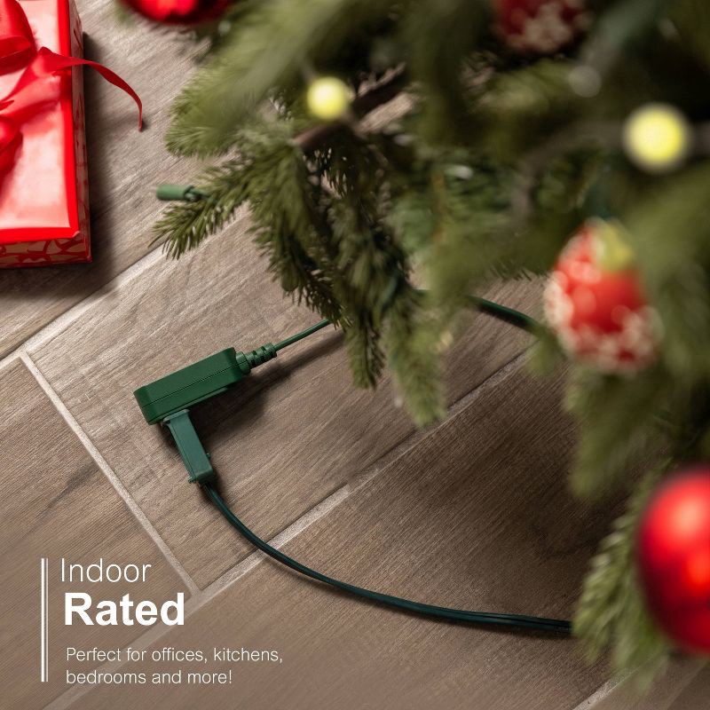 slide 5 of 6, General Electric GE 3-Outlet Polarized Extension Cord 15' Indoor Green, 1 ct