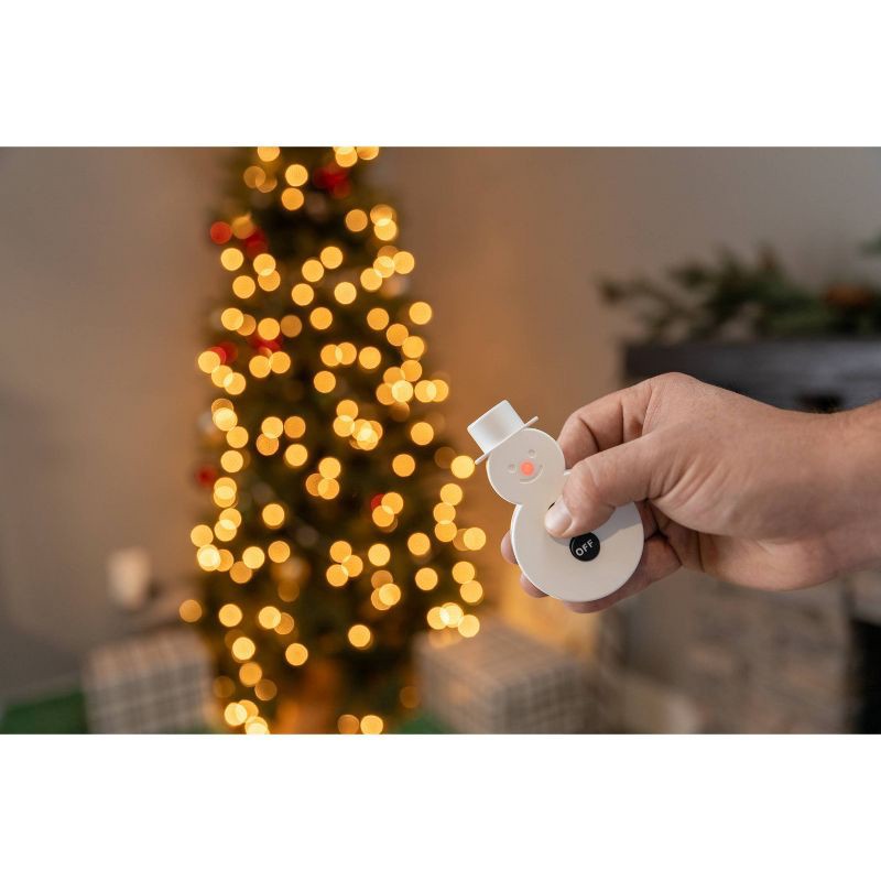 slide 7 of 7, General Electric GE Indoor Lighting Control On/Off Remote Snowman: 1 Year Warranty, PET Material, Remote Control Switch, White, 1 ct