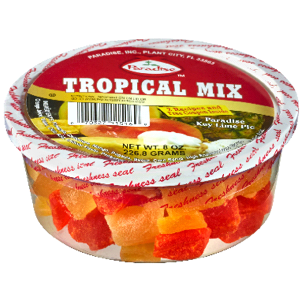 slide 1 of 1, Paradise Tropical Glazed Fruit Candy Tropical Mix, 8 oz