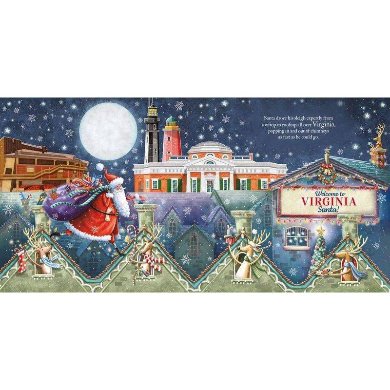 slide 3 of 3, Sourcebooks Santa is Coming to Virginia - by Steve Smallman (Hardcover), 1 ct
