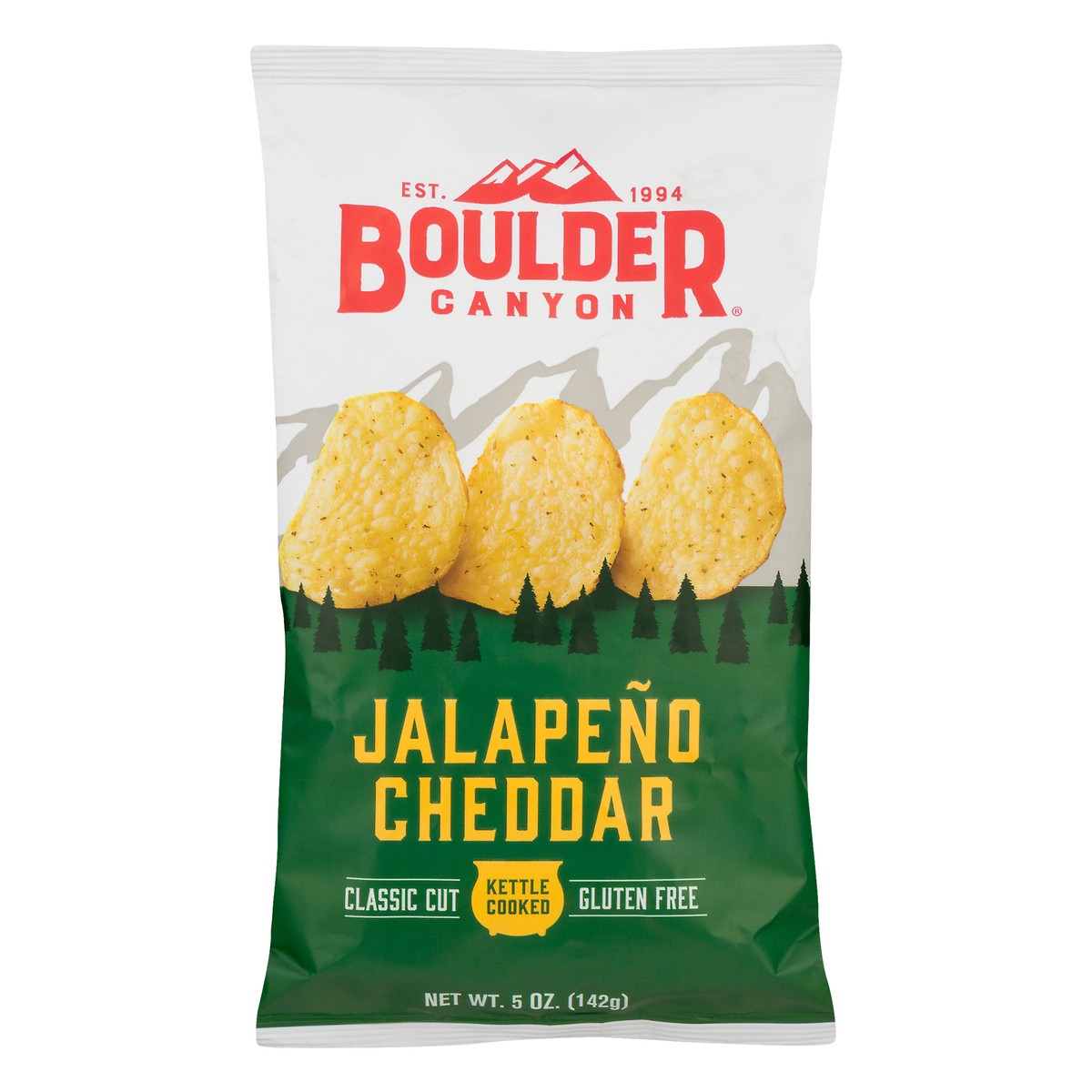 slide 13 of 13, Boulder Canyon Classic Cut Jalapeno Cheddar Potato Chips 5 oz, 5 oz