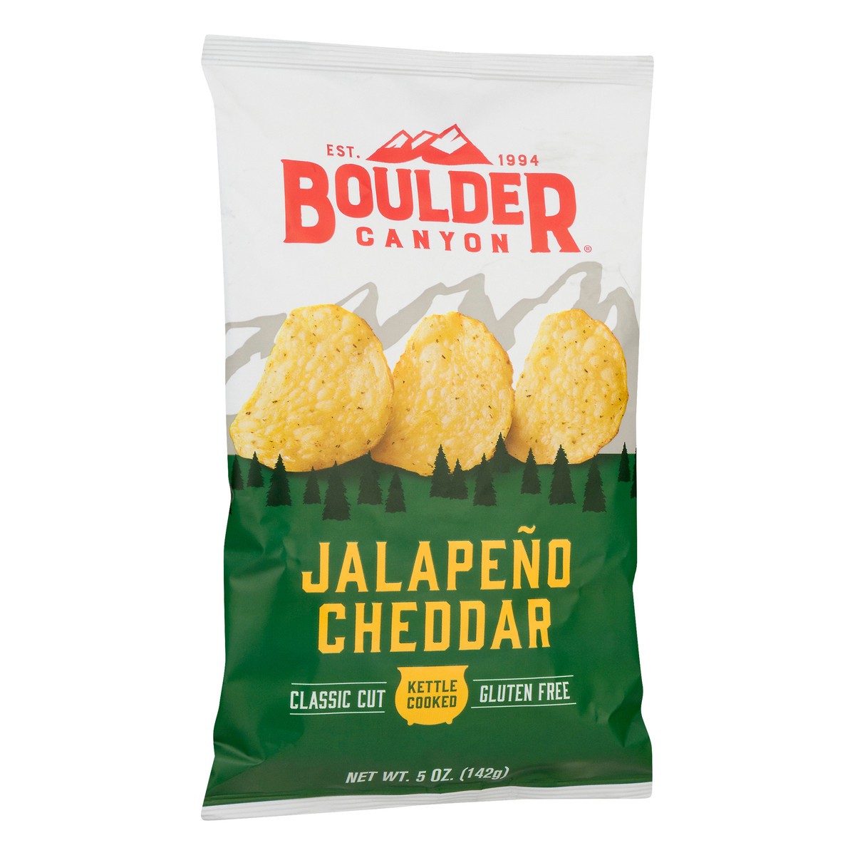 slide 6 of 13, Boulder Canyon Classic Cut Jalapeno Cheddar Potato Chips 5 oz, 5 oz