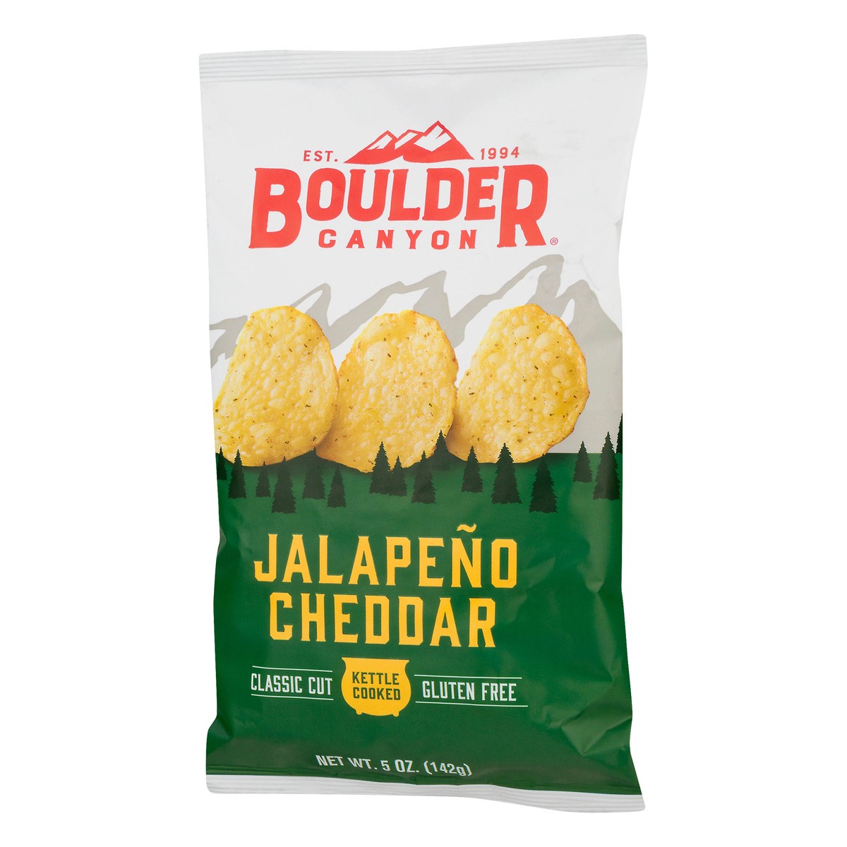 slide 12 of 13, Boulder Canyon Classic Cut Jalapeno Cheddar Potato Chips 5 oz, 5 oz