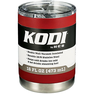 slide 1 of 1, Kodi Low Ball Red Tumbler, 16 oz