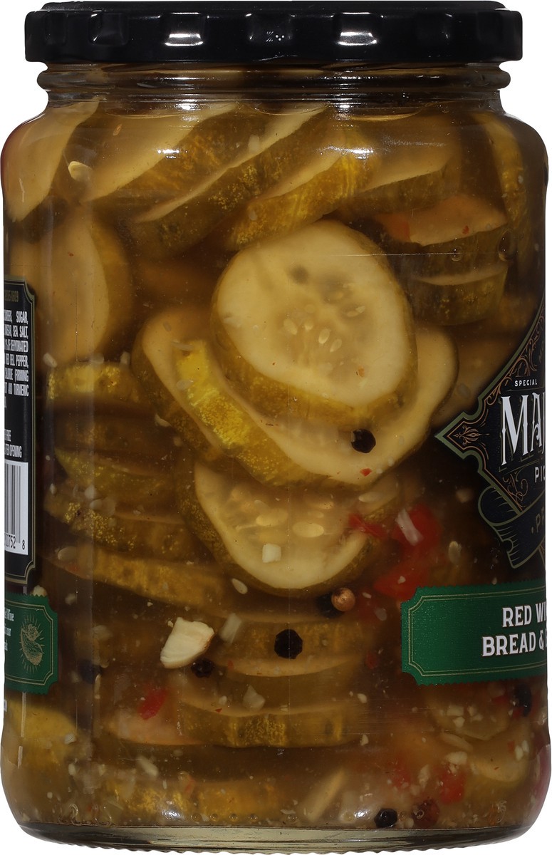 slide 9 of 9, Majestic Picklery Premium Red Wine Vinegar Bread & Butter Pickle Chips - 24 fl oz jar, 24 fl oz