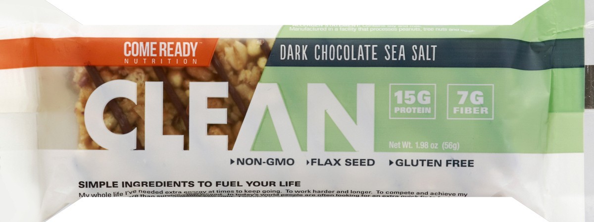 slide 7 of 10, Ready Dark Chocolate Sea Salt Protein Bar, 1.98 oz