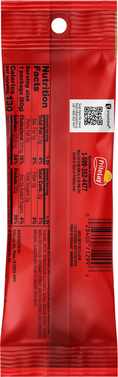 slide 3 of 3, Jack Link's Beef Steak Bites, Original, Kippered, 1.75 oz