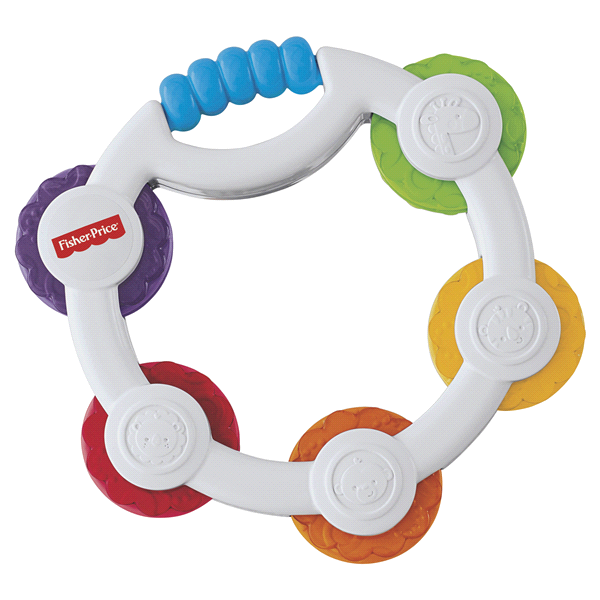 slide 1 of 1, Fisher-Price Shake 'n Beats Tambourine, 1 ct