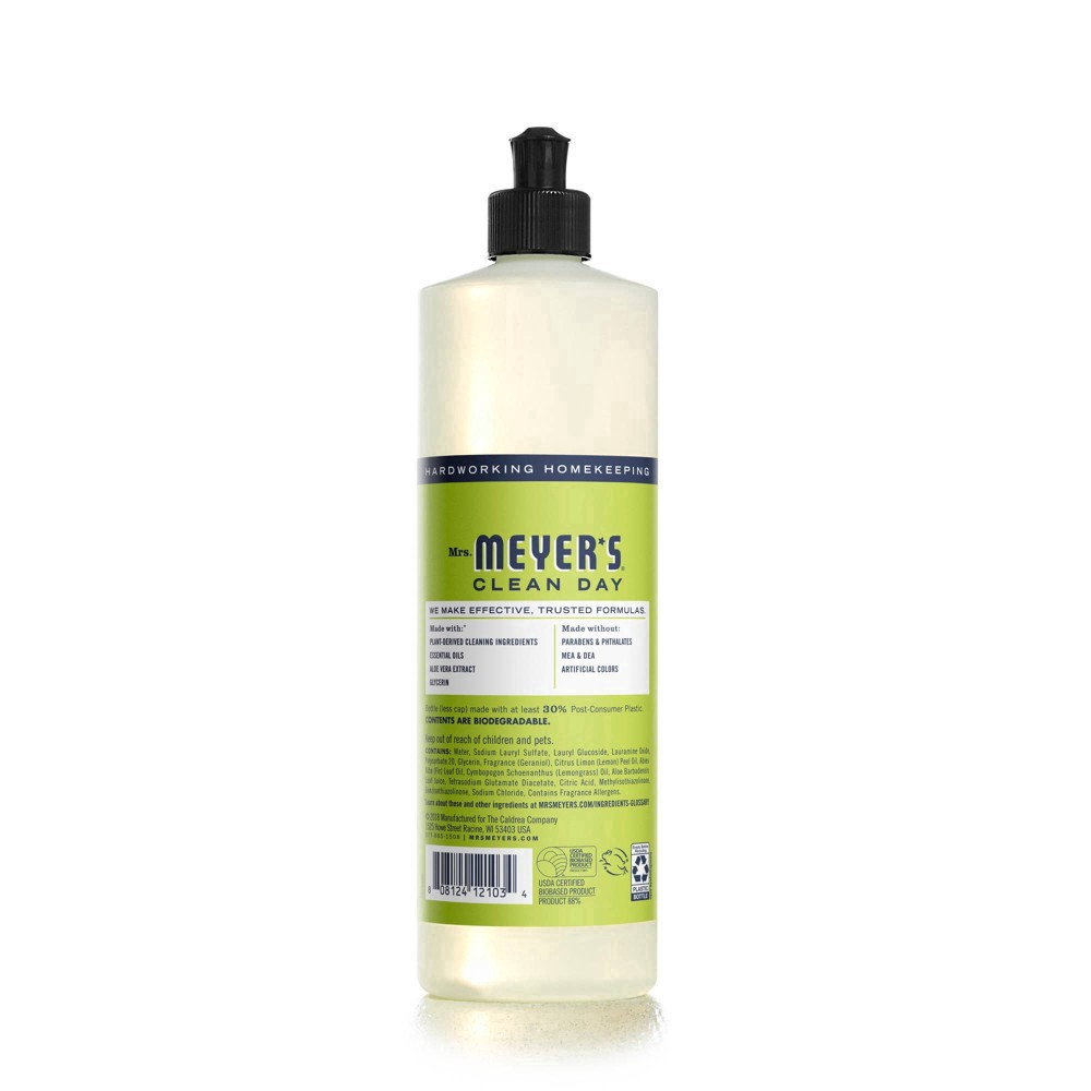 slide 53 of 53, Mrs. Meyer's Clean Day Lemon Verbena Liquid Dish Soap - 16 fl oz, 16 fl oz