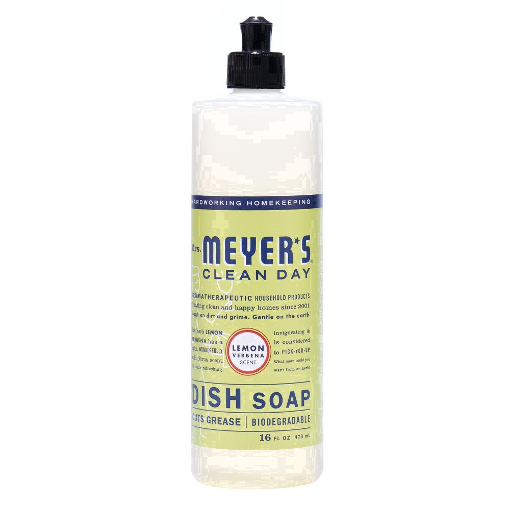 slide 15 of 53, Mrs. Meyer's Clean Day Lemon Verbena Liquid Dish Soap - 16 fl oz, 16 fl oz