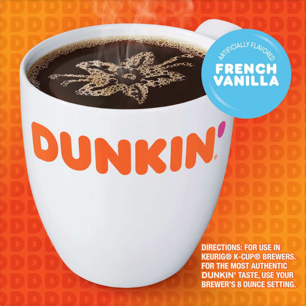 slide 7 of 9, Dunkin' French Vanilla K-Cup Single-Serve Pods, 10 ct