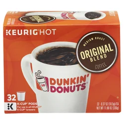 Dunkin' Coffee Original Blend K-Cup Pods 32 Ct