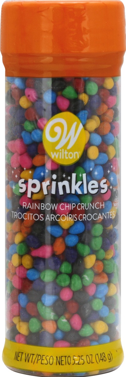slide 2 of 3, Wilton Rainbow Chip Crunch Sprinkles, 5.25 oz