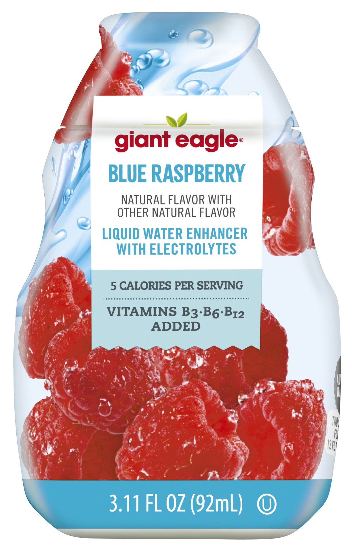 slide 1 of 1, GE Liquid Water Enhancer Blue Raspberry - 3.11 oz, 3.11 oz