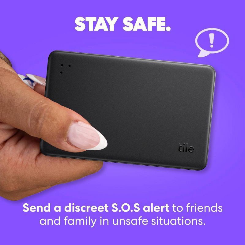 slide 6 of 7, Life360 Tile Slim: Bluetooth Tracker for Apple & Android Devices, 1 ct