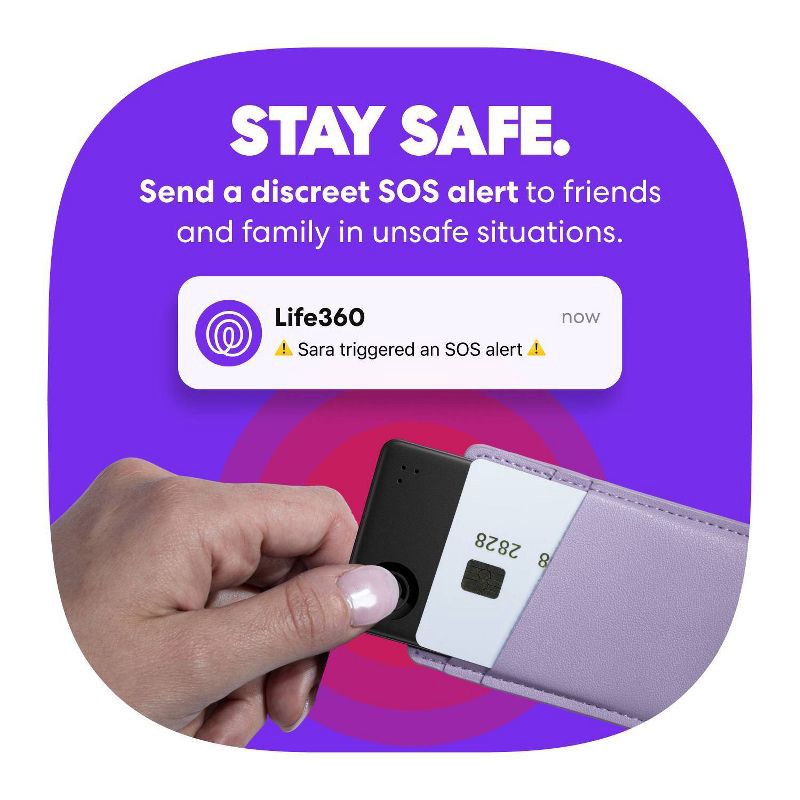 slide 6 of 7, Life360 Tile Slim: Bluetooth Tracker for Apple & Android Devices, 1 ct