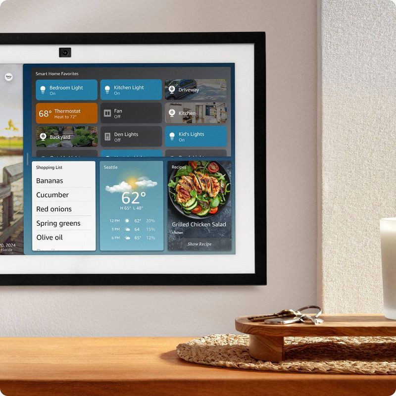 slide 6 of 7, Amazon Echo Show 15 - Black, 1 ct
