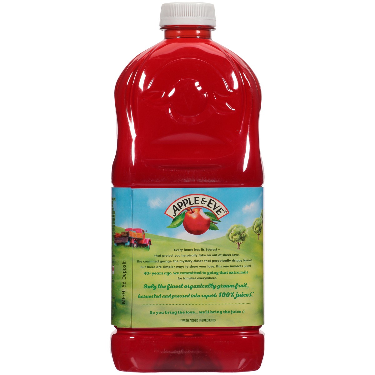 slide 11 of 11, Apple & Eve Organics Strawberry Watermelon 100% Juice 64 fl. oz. Bottle, 64 fl oz