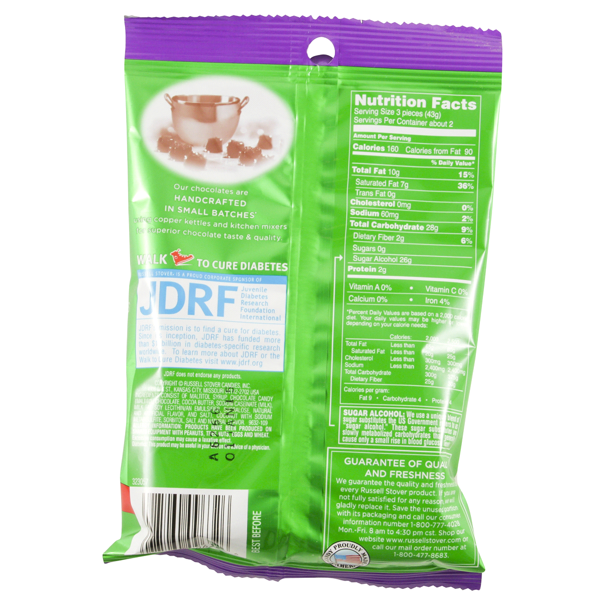 slide 3 of 3, RUSSELL STOVER Sugar Free Strawberry Flavored Crème Candy, (˜ 6 pieces) - 3 oz, 3 oz