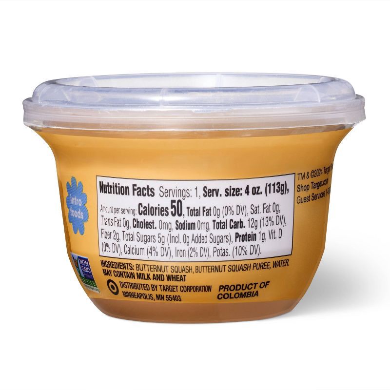 slide 2 of 5, Butternut Squash Baby Food - 4oz - Good & Gather™, 4 oz