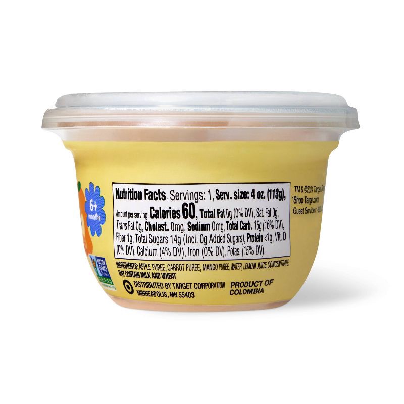 slide 2 of 5, Apple Carrot Mango Baby Food - 4oz - Good & Gather™, 4 oz