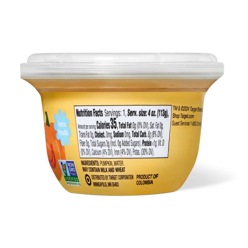 slide 2 of 4, Pumpkin Baby Food - 4oz - Good & Gather™, 4 oz