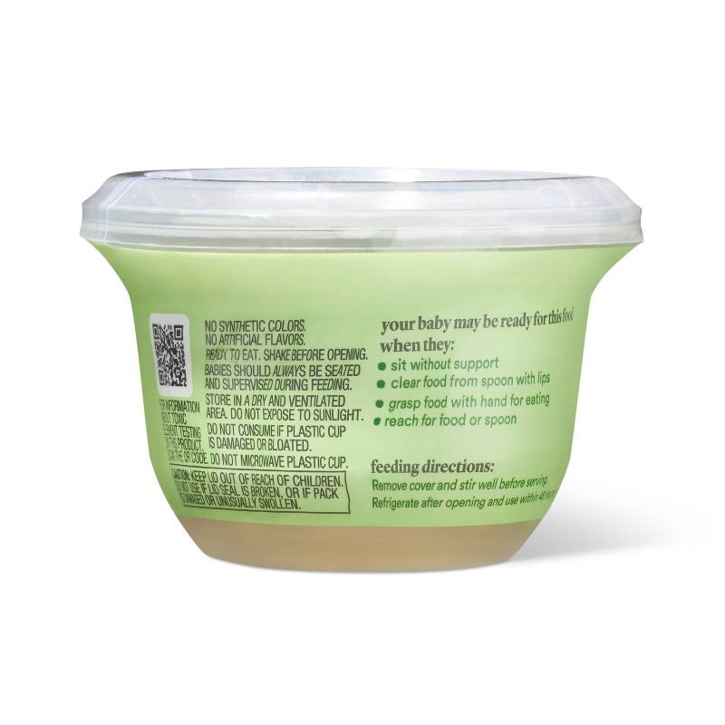 slide 3 of 4, Pear Avocado Spinach Baby Food - 4oz - Good & Gather™, 4 oz
