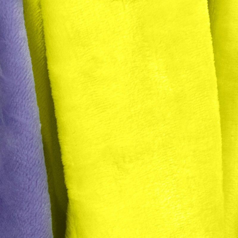 slide 5 of 5, Smiley Chartreuse Flutter Throw Blanket - Room Essentials™: Lightweight Recycled Polyester, 50x60", OEKO-TEX Certified, 1 ct