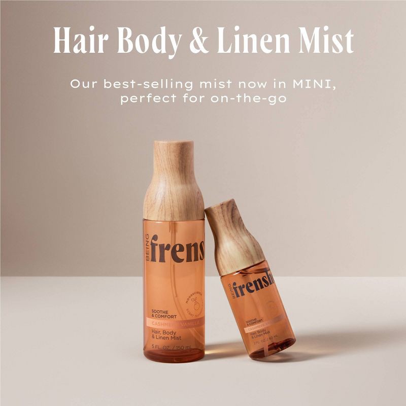 slide 4 of 9, Being Frenshe Mini Hair Body & Linen Mist - Cashmere Vanilla - 2 fl oz, 2 fl oz