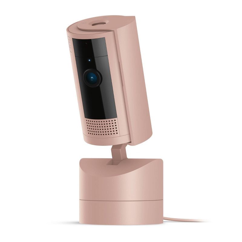 slide 1 of 10, Ring Pan-Tilt Indoor Cam with 360° Horizontal Pan Coverage, Live View, Two-Way Talk, HD Video - Blush: Security Camera, Night Vision, 1 ct