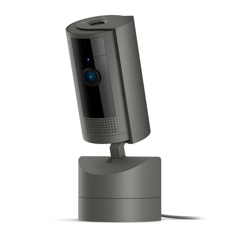 slide 1 of 10, Ring Pan-Tilt Indoor Cam with 360° Horizontal Pan Coverage, Live View, Two-Way Talk, HD Video - Charcoal: Motion Detection, Night Vision, 1 ct