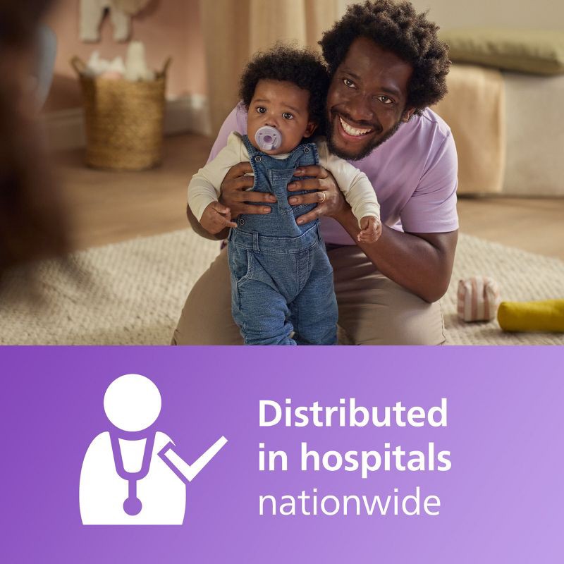 slide 2 of 16, Philips Avent Soothie 3-18m - Lilac/Pastel Pink - 2pk, 2 ct